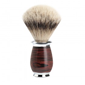 Pamatuf Silvertip Badger cu maner din ebonita Muehle Purist 091 E 58